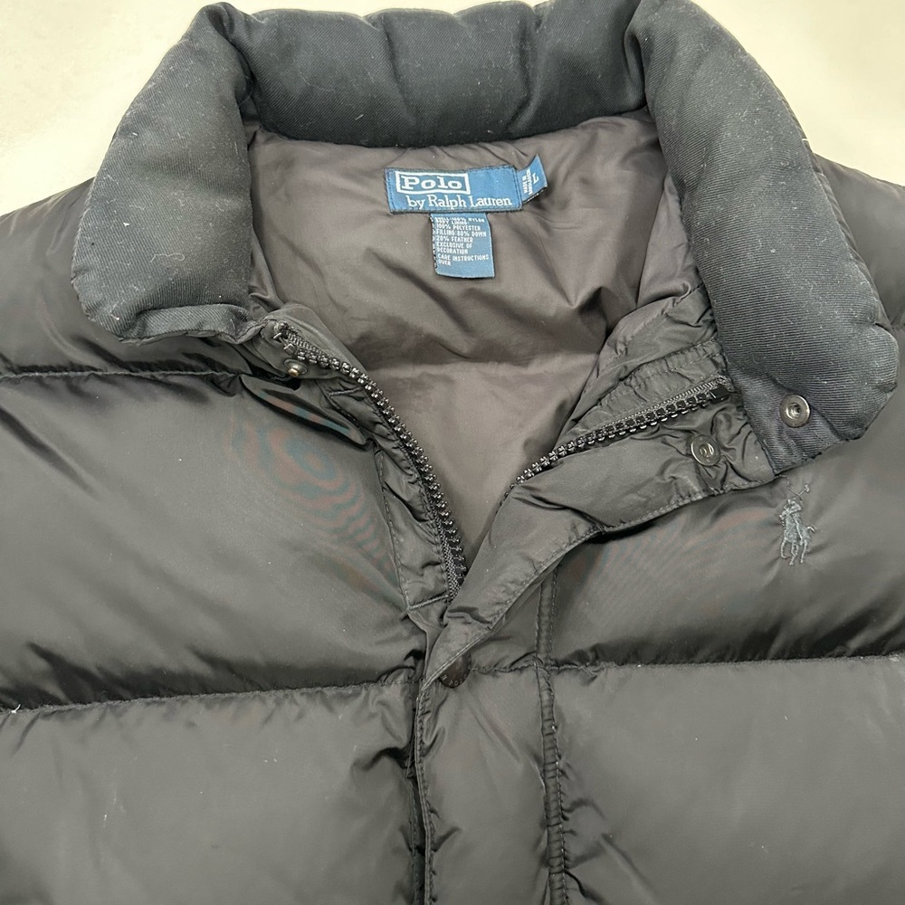 Ralph Lauren Men’s Large Puffer Vest Black - Picture 6 of 14